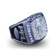 Load image into Gallery viewer, Fantasy Football Championship Ring Silver