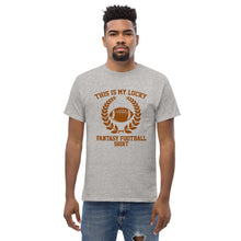 Load image into Gallery viewer, T-Shirt "This is my lucky Fantasy Football Shirt"