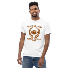 Load image into Gallery viewer, T-Shirt "This is my lucky Fantasy Football Shirt"