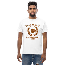 Load image into Gallery viewer, T-Shirt "This is my lucky Fantasy Football Shirt"